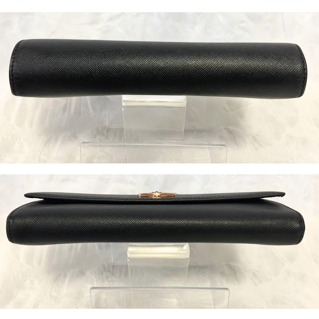 【美品】 Vivienne Westwood 長財布 黒 赤 ピンクゴールド