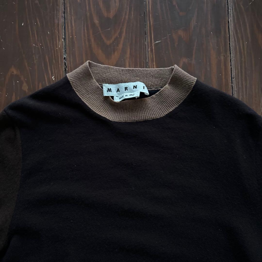 MARNI マルニ 4色ウールニット 焦茶/黒/茶/ベージュ