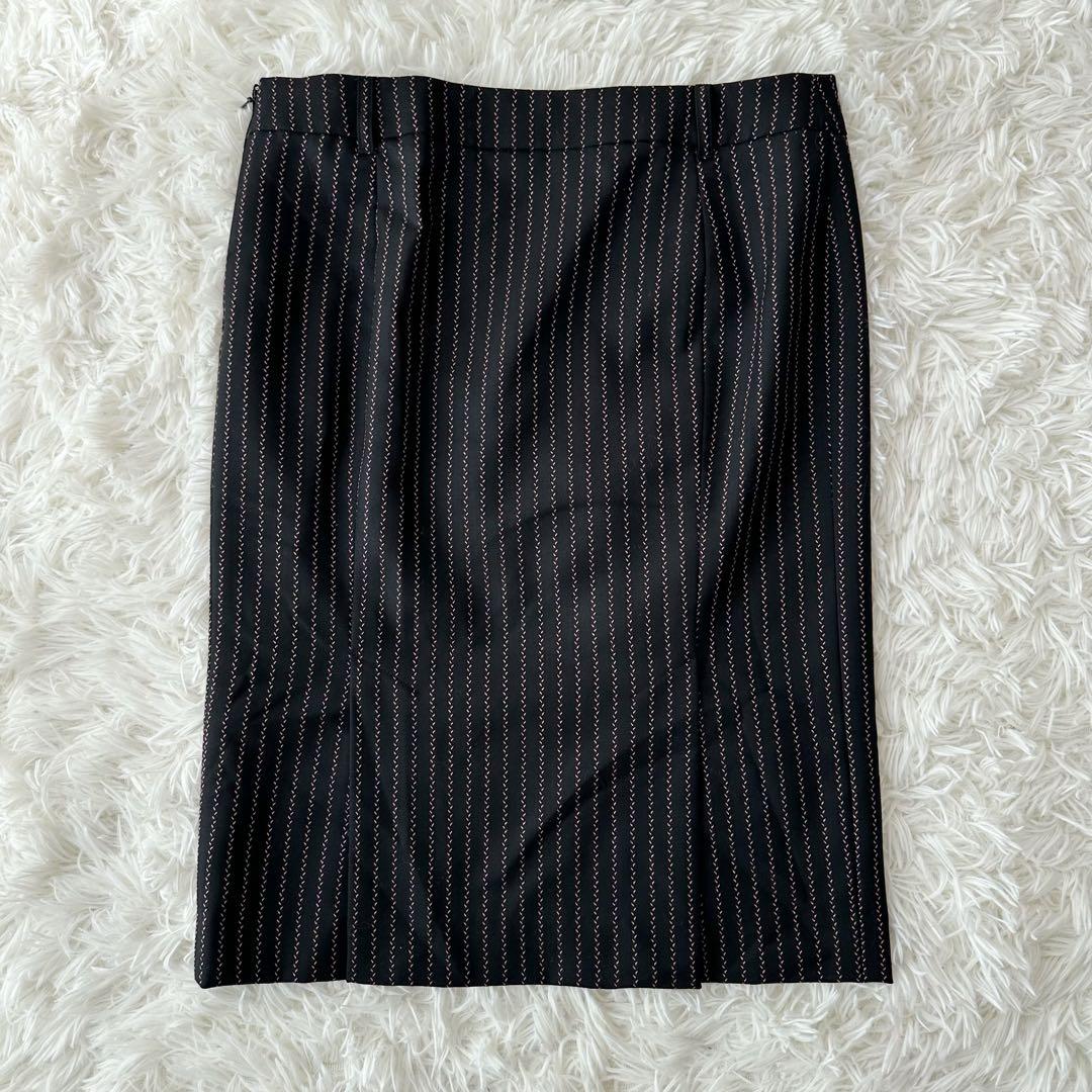 Paul Smith BLACKセットアップ スカートスーツ ブラック42/40