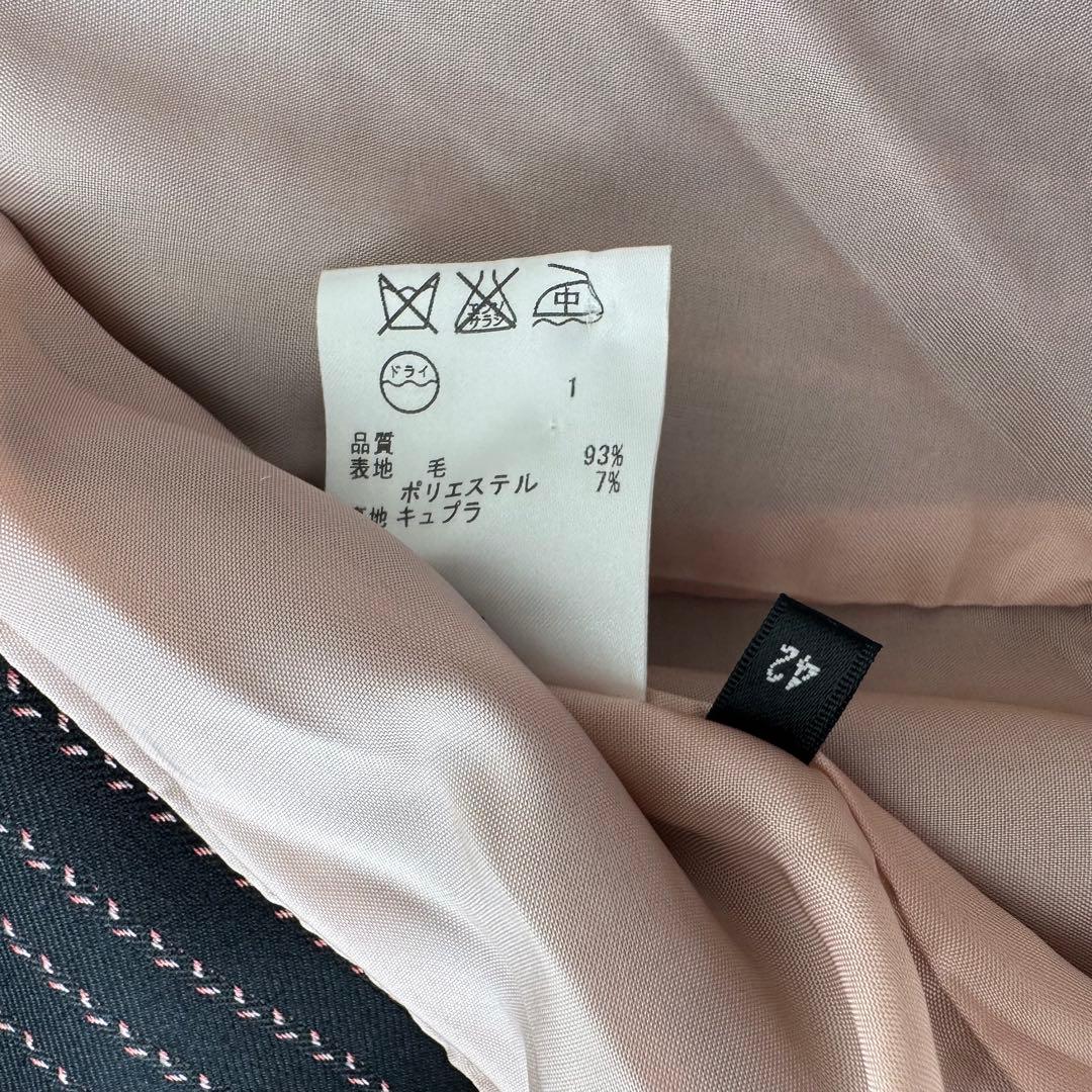 Paul Smith BLACKセットアップ スカートスーツ ブラック42/40