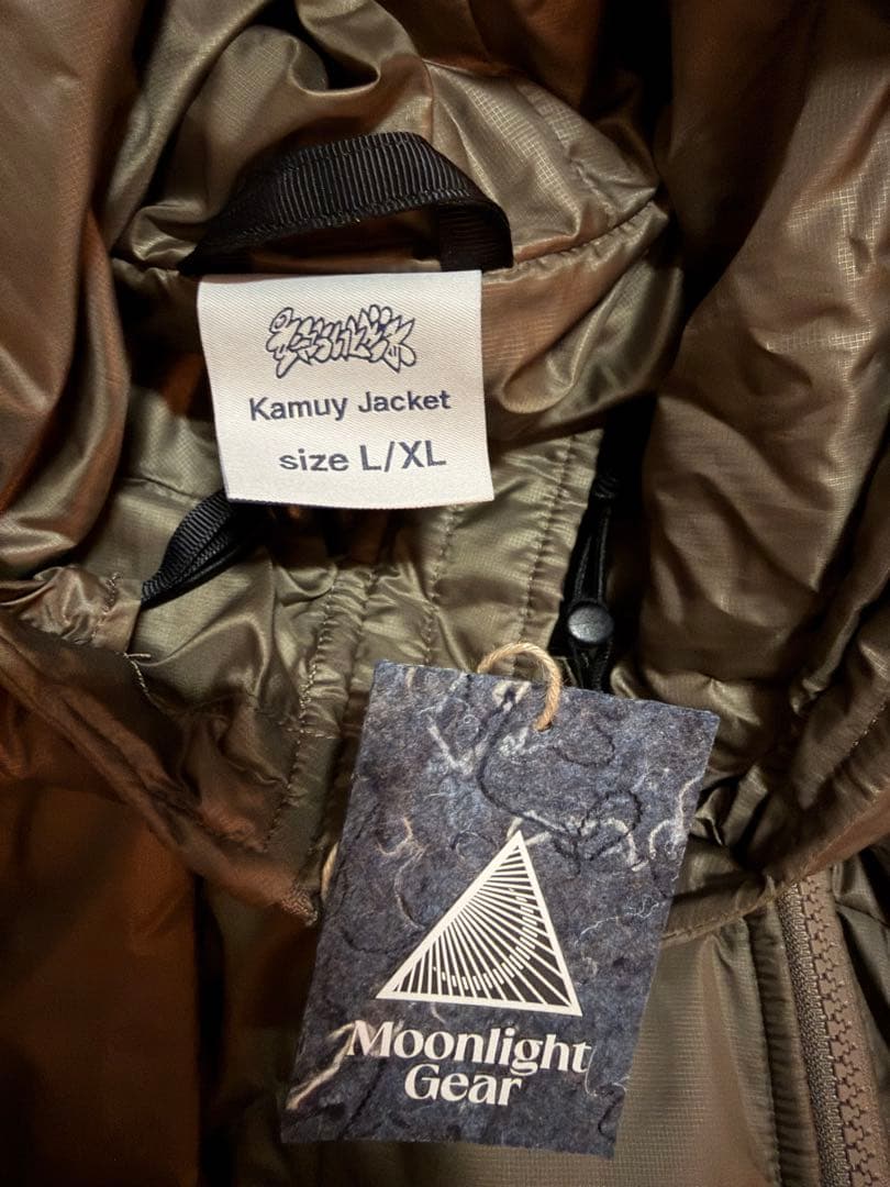 新品未使用moonlightgear kamuyjacket L/XLbrown