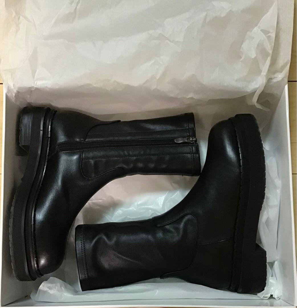 DIANA ダイアナ　ストレッチショートブーツ　23cm ブラック　新品