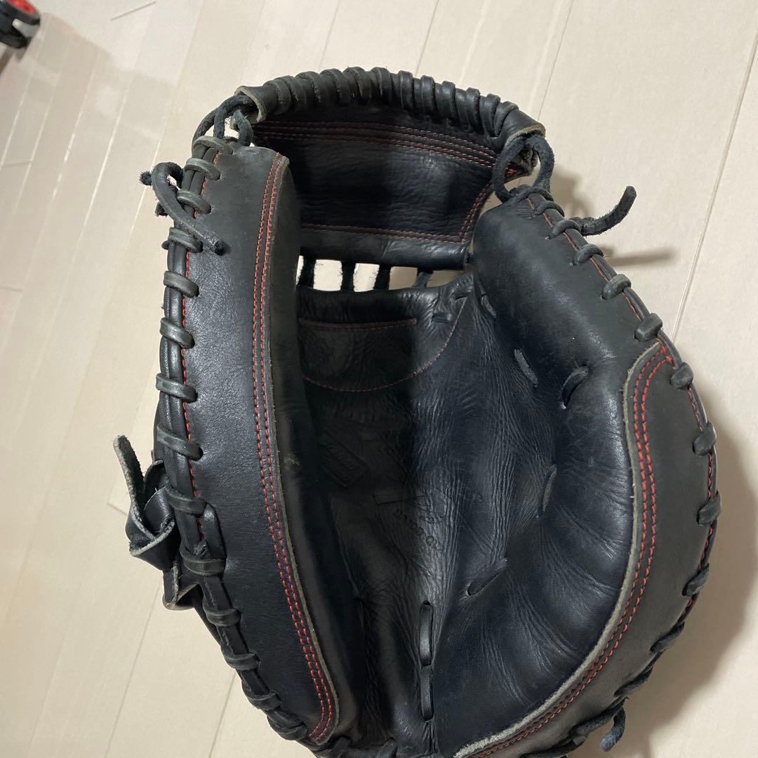 レア！ミズノプロ　硬式キャッチャーミット　ウエスタンプロ 黒 炭谷モデル