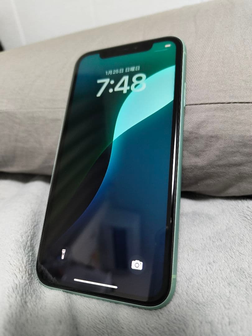 動作品！SIMフリー Apple iPhone11 128GB グリーン