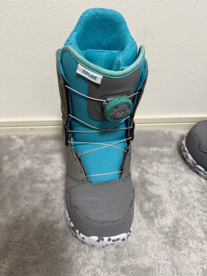 Burton ZIPLINE BOA キッズスノーボードブーツ 22cm