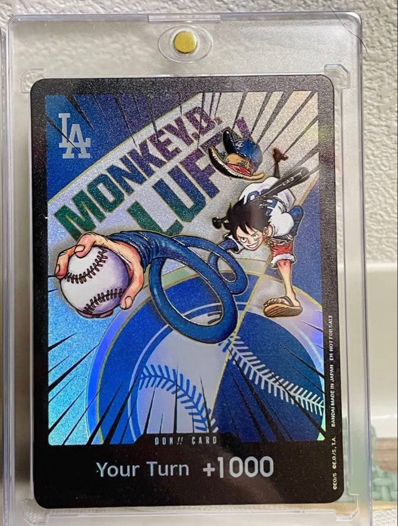 モンキー・D・ルフィ ドジャースプロモ 展示用 2種セット