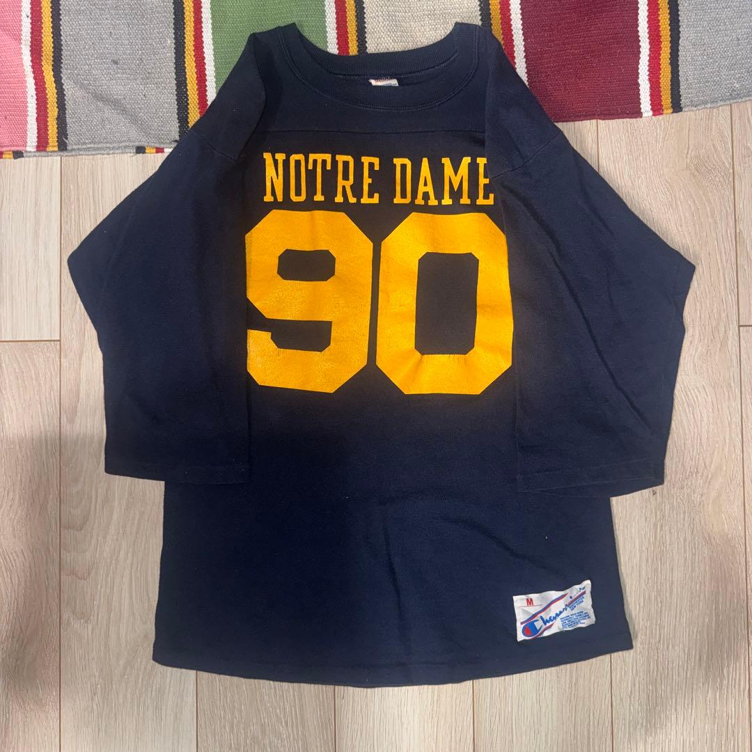 80s champion トリコタグ後期　フットボールティー　ナンバリングティー