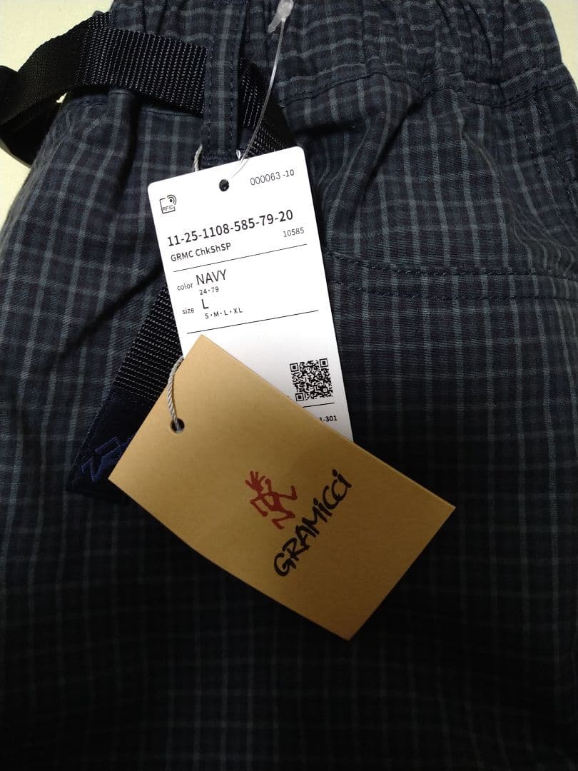 BEAMS別注 Gramicci / チェック ショーツ L