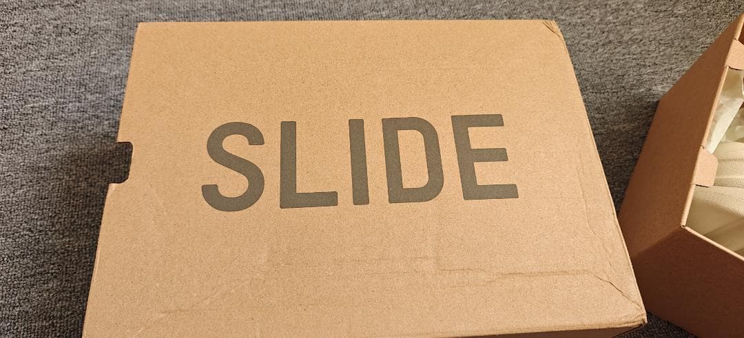 ADIDAS YEEZY SLIDE アディダス ベージュ サンダル 26.5