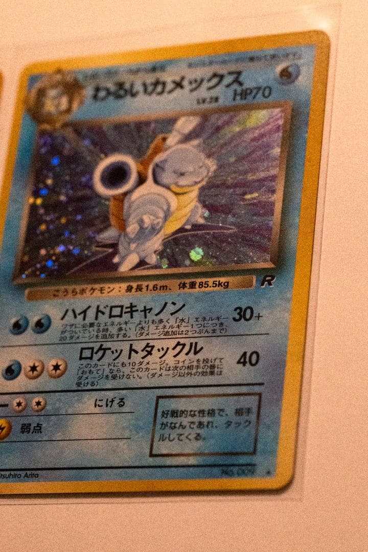 旧裏　わるいカメックス　ゼニガメ　わるいカメール 進化系セット