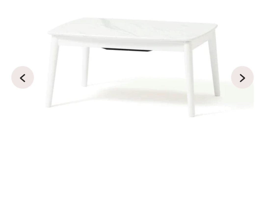 【美品】Francfranc フランフラン　こたつテーブル　Sマーブル