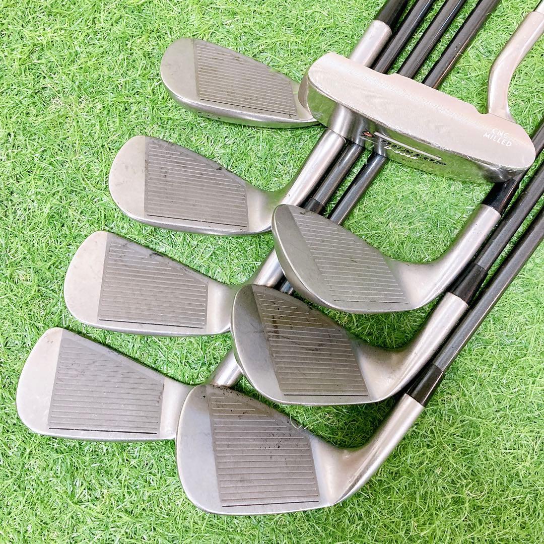 H2.ツアーステージ　初心者オススメ　ゴルフクラブ　メンズセット　右利き　12本