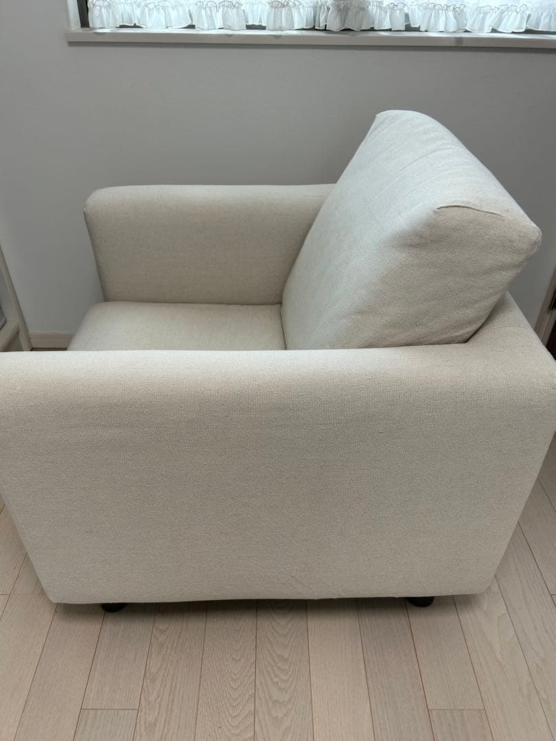 無印良品 MUJI ソファ本体 １シーター ウレタン ポケットコイル + カバー