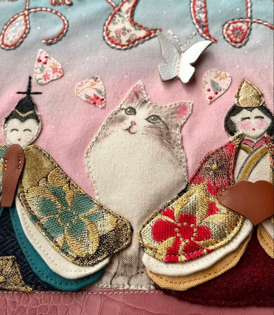 ミルク様オーダー 名入り雛人形タペストリー\"おとは\"さん