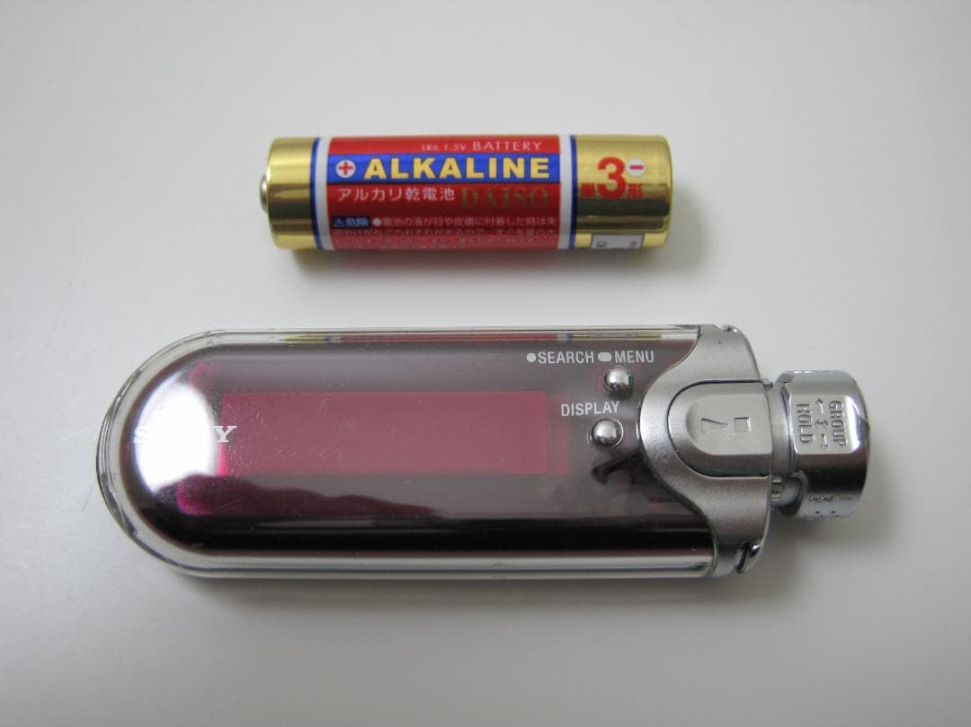 SONY ウォークマン NW-E405 中古品 動作確認済 ローズレッド