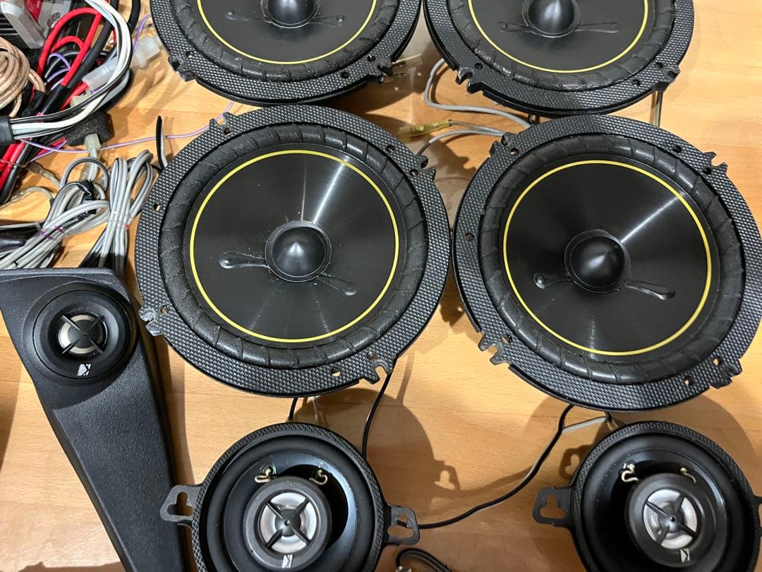 6個セット KICKER 11DS6.2 クロスオーバーツイーター16.5 cm