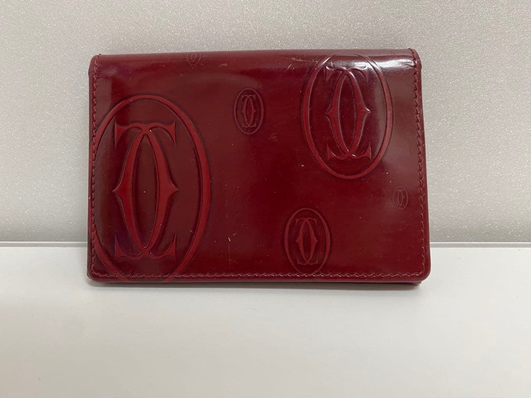 廃盤　カルティエハッピーバースデーライン　名刺・カード入れ