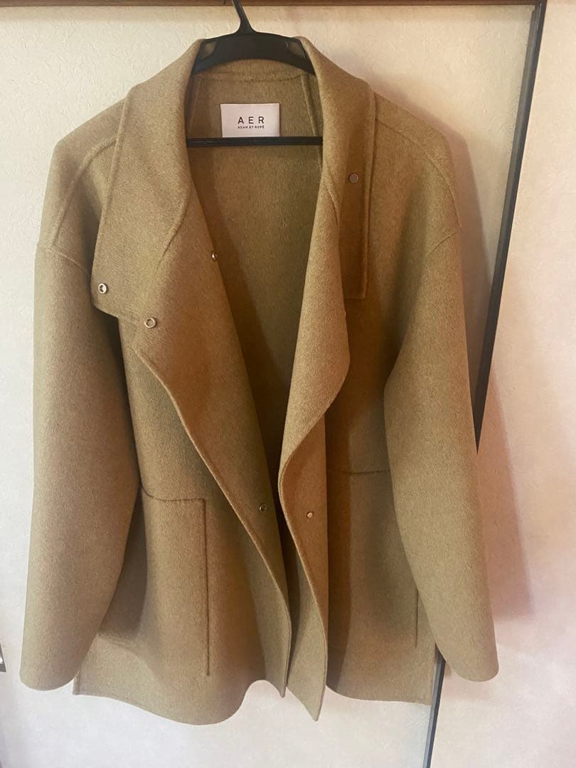 ADAM ET ROPE' スタンドカラー ハーフコート最終値下げ！！