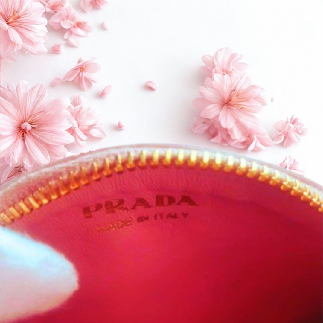 PRADA サフィアーノ　レザーケース プラダ　ピンク