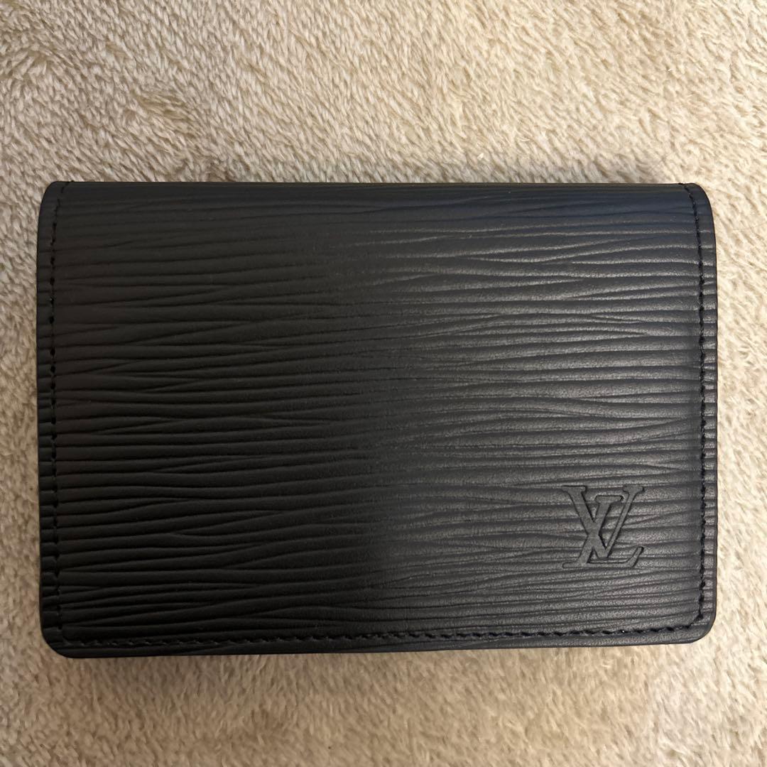 LOUIS VUITTON エピレザー 名刺入れ ブラック