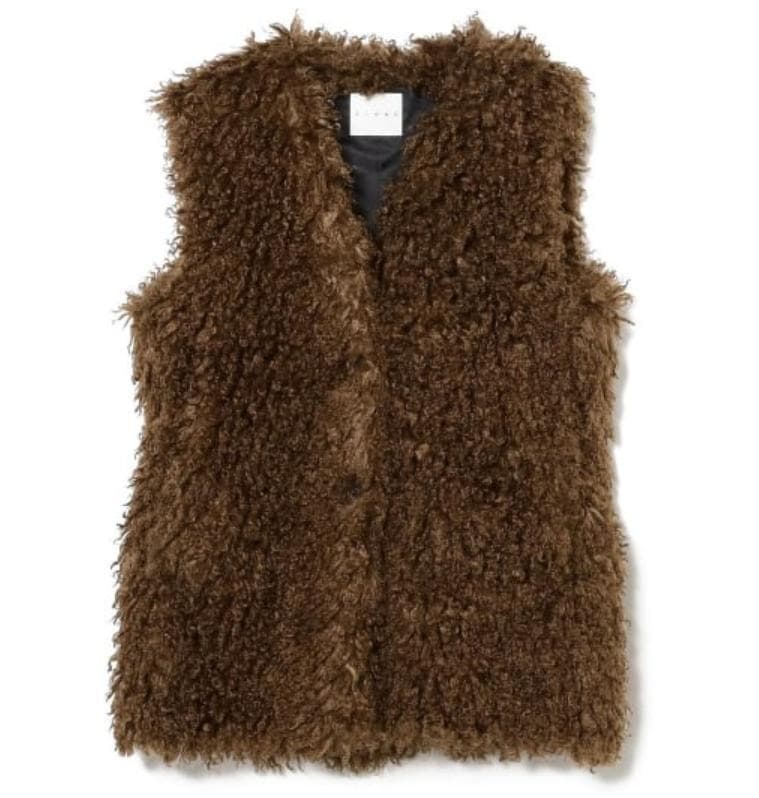 レディース ボア ベスト