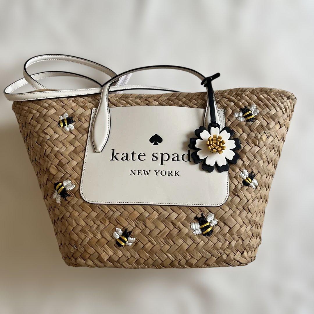 kate spade ハワイ店刺繍入りかごバッグ (値下げ)