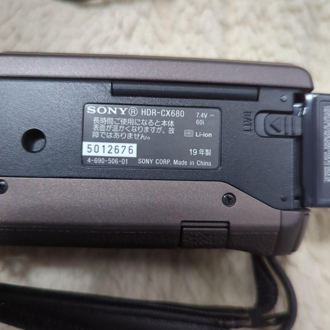 ほぼ新品 19年製　SONY HDR-CX680 デジタルHDビデオカメラ