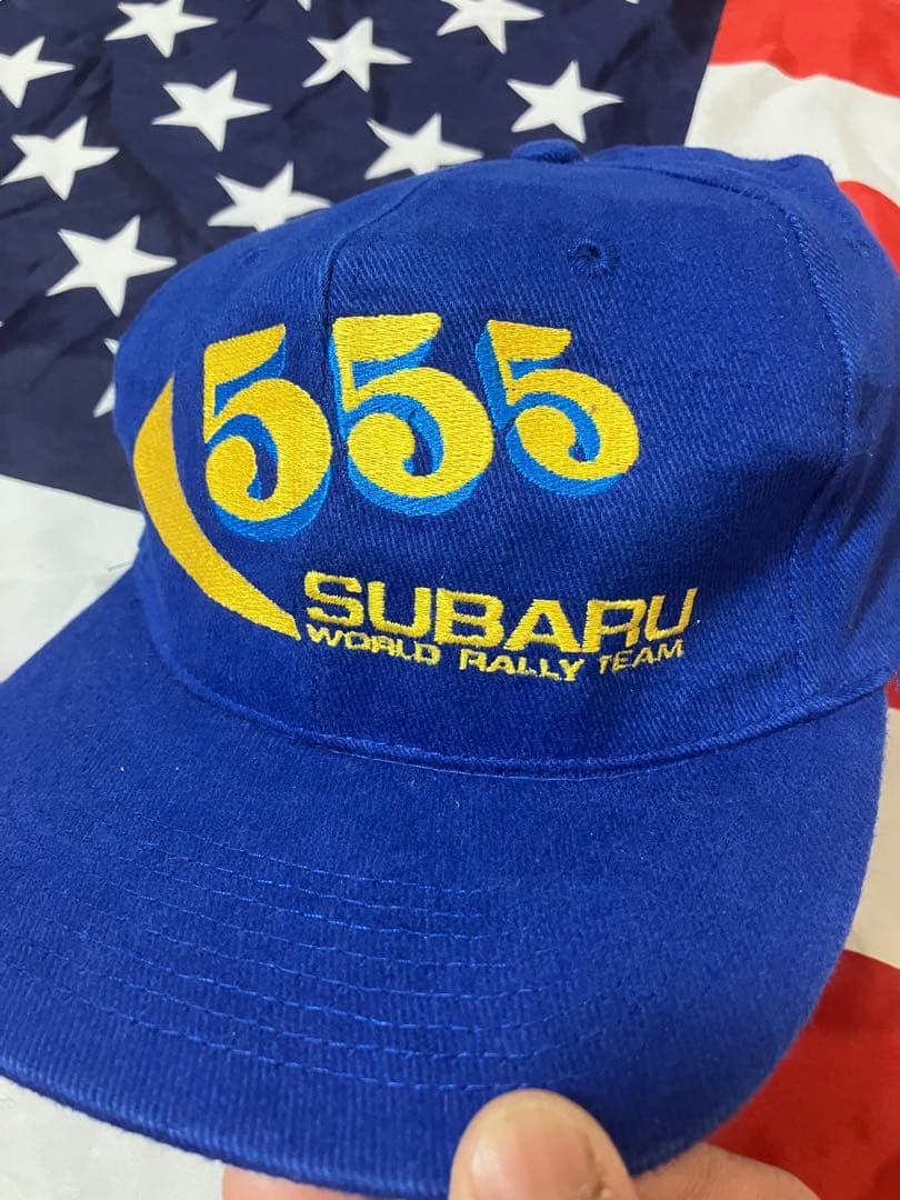 SUBARU WORLD RALLY TEAM スナップバック キャップ 555