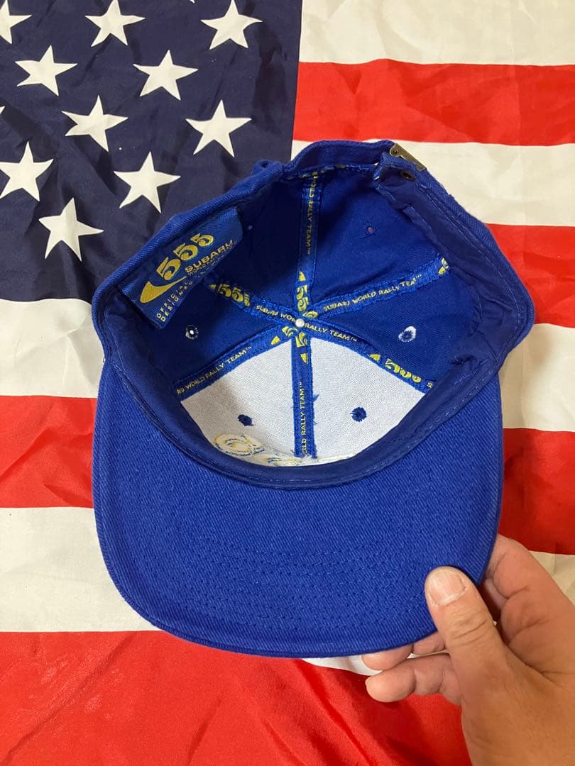 SUBARU WORLD RALLY TEAM スナップバック キャップ 555