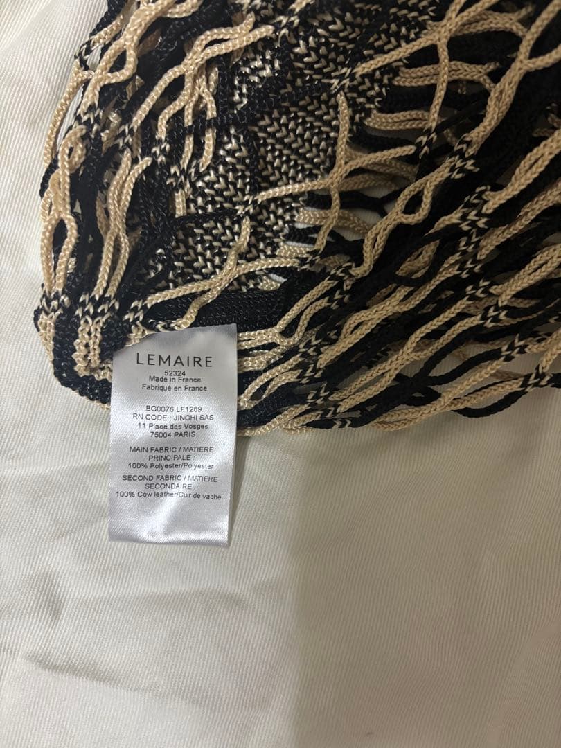 ショルダーバッグ LEMAIRE medium filt net shopping bag