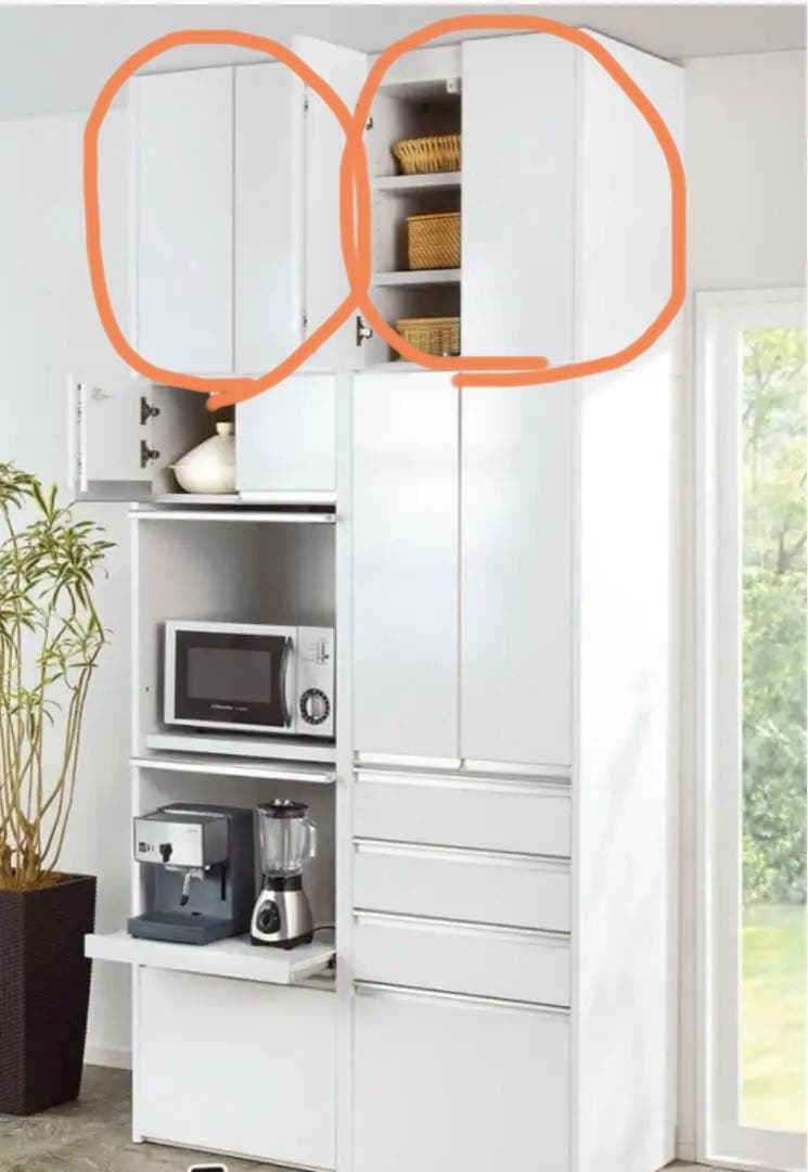 食器棚　上置き　ディノス　２つセット　値下げ対応します