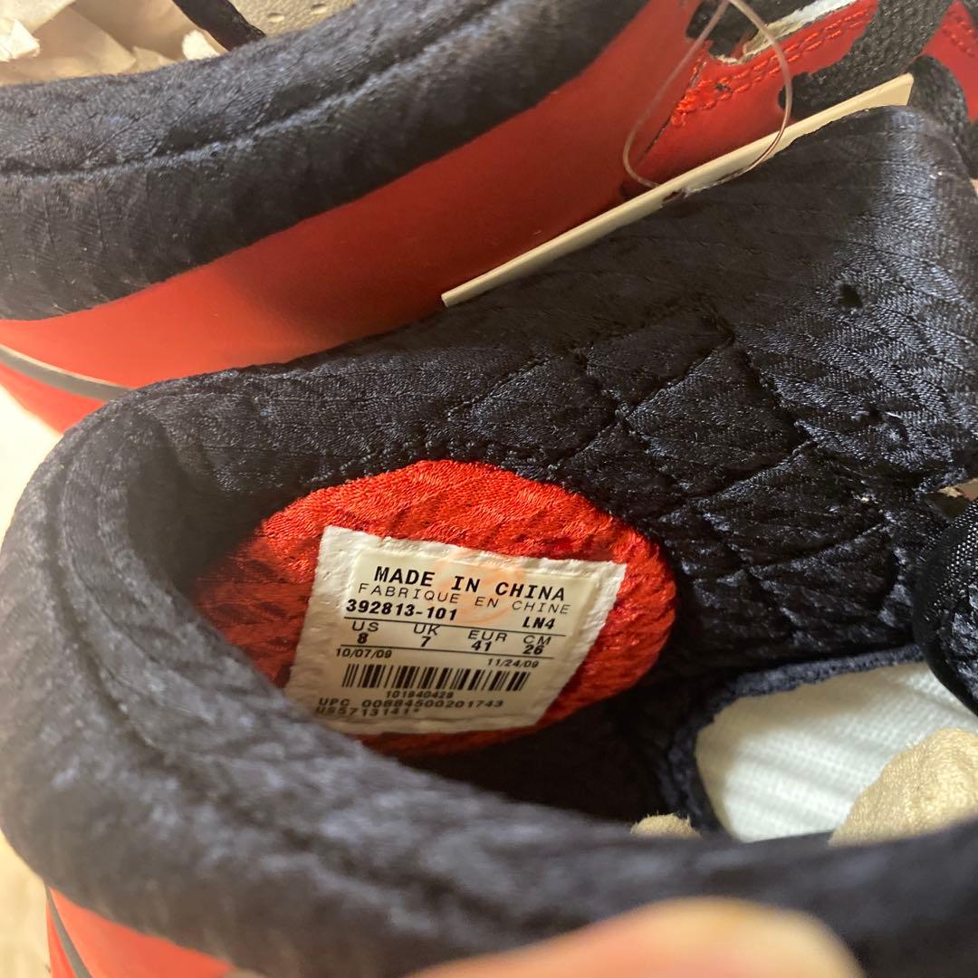 Air Jordan ハイカットシューズ 赤/白/黒