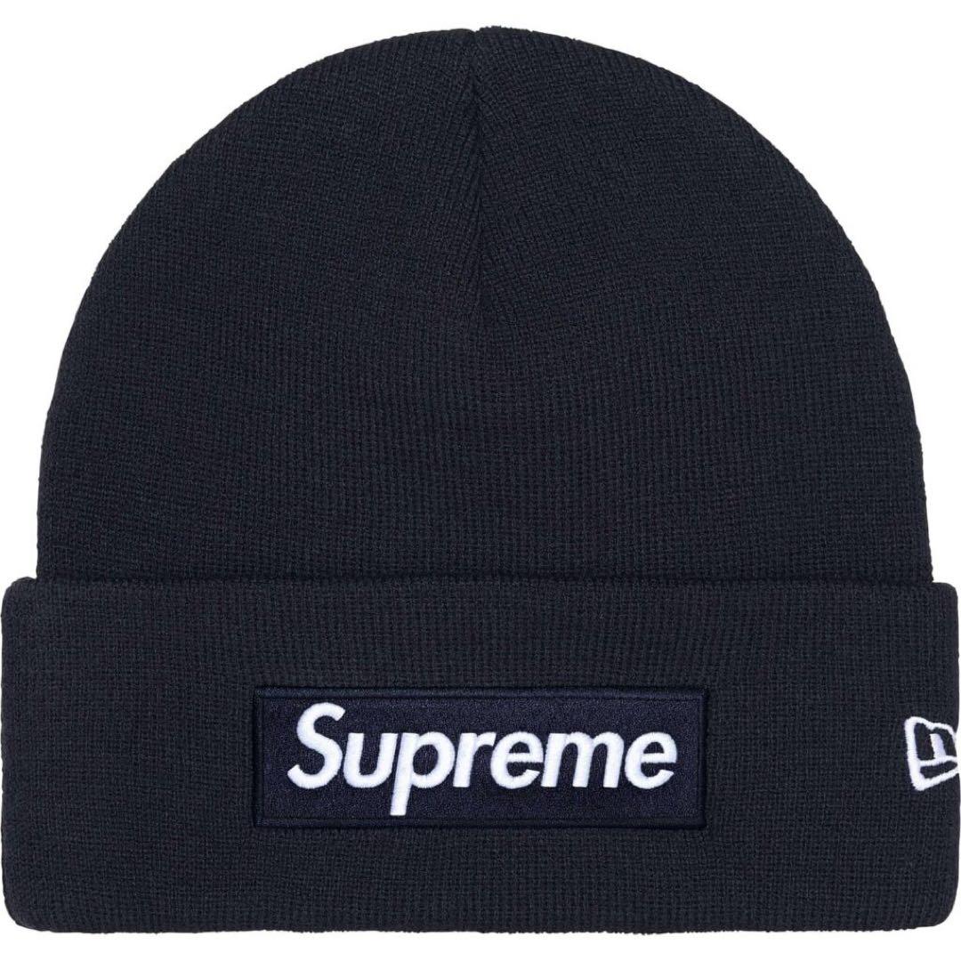 Supreme New Era® Box Logo Beanie Navy 25