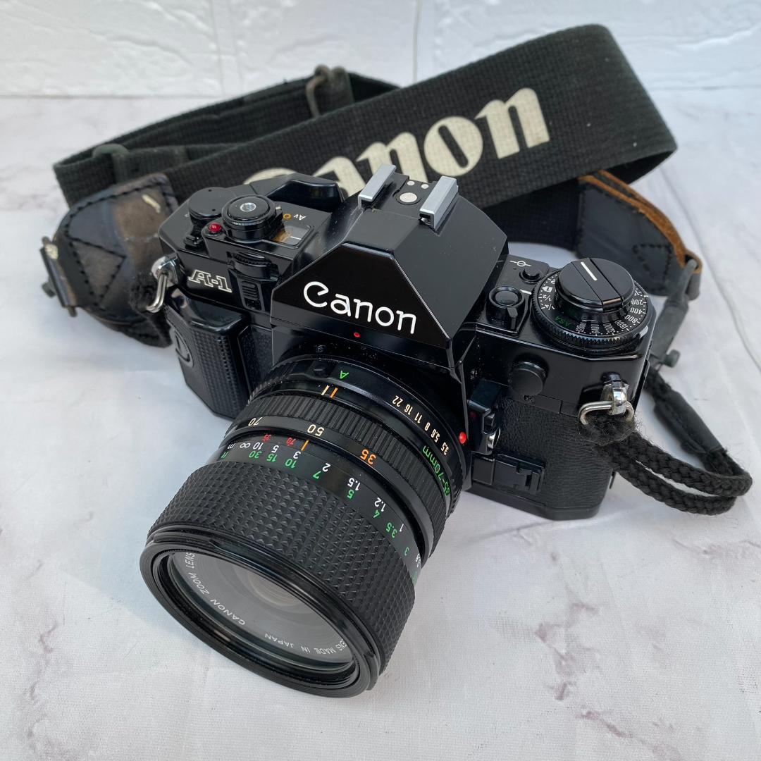 ◆Canon A-1　 一眼レフカメラ　レトロ　ヴィンテージ 動作品