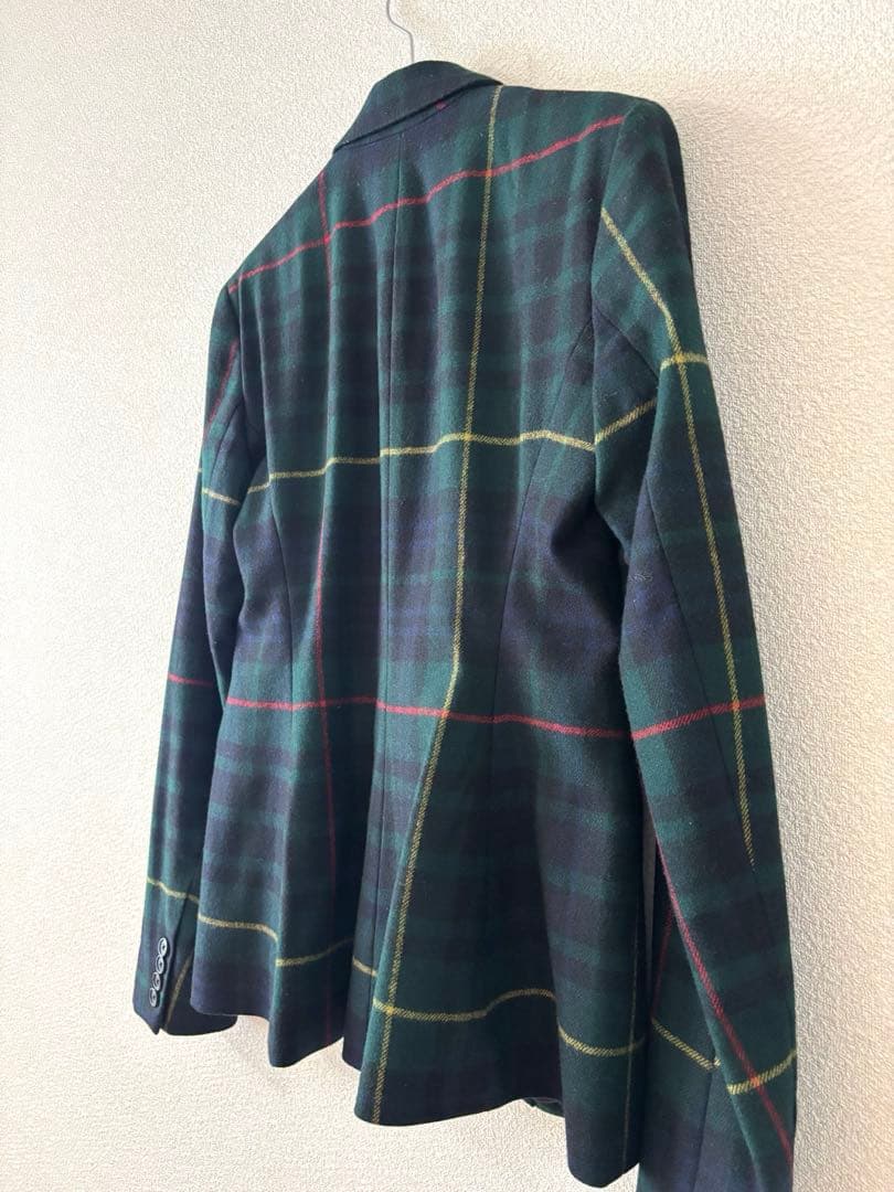 美品　ラルフローレン　タータンチェック　ブラックウォッチ　ウール　ジャケット