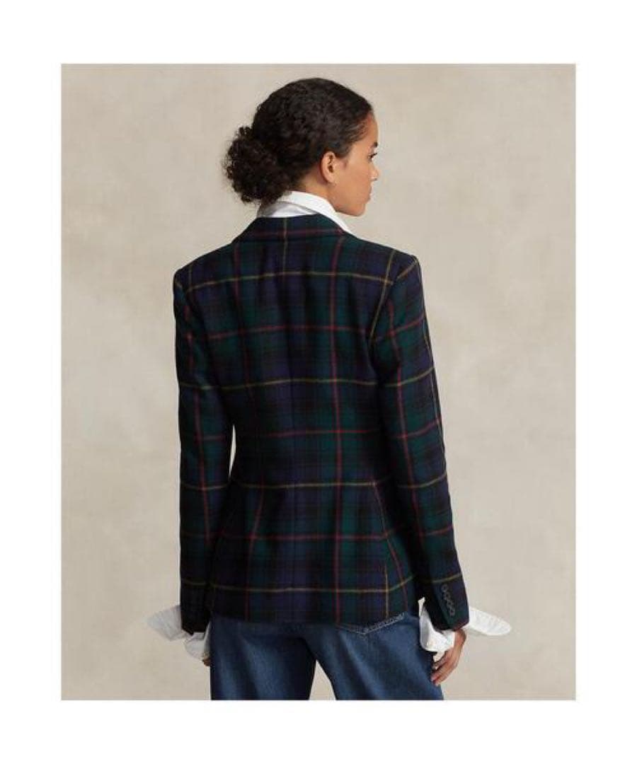 美品　ラルフローレン　タータンチェック　ブラックウォッチ　ウール　ジャケット