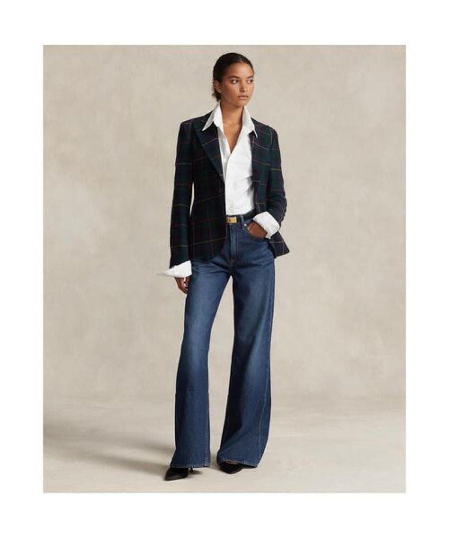 美品　ラルフローレン　タータンチェック　ブラックウォッチ　ウール　ジャケット