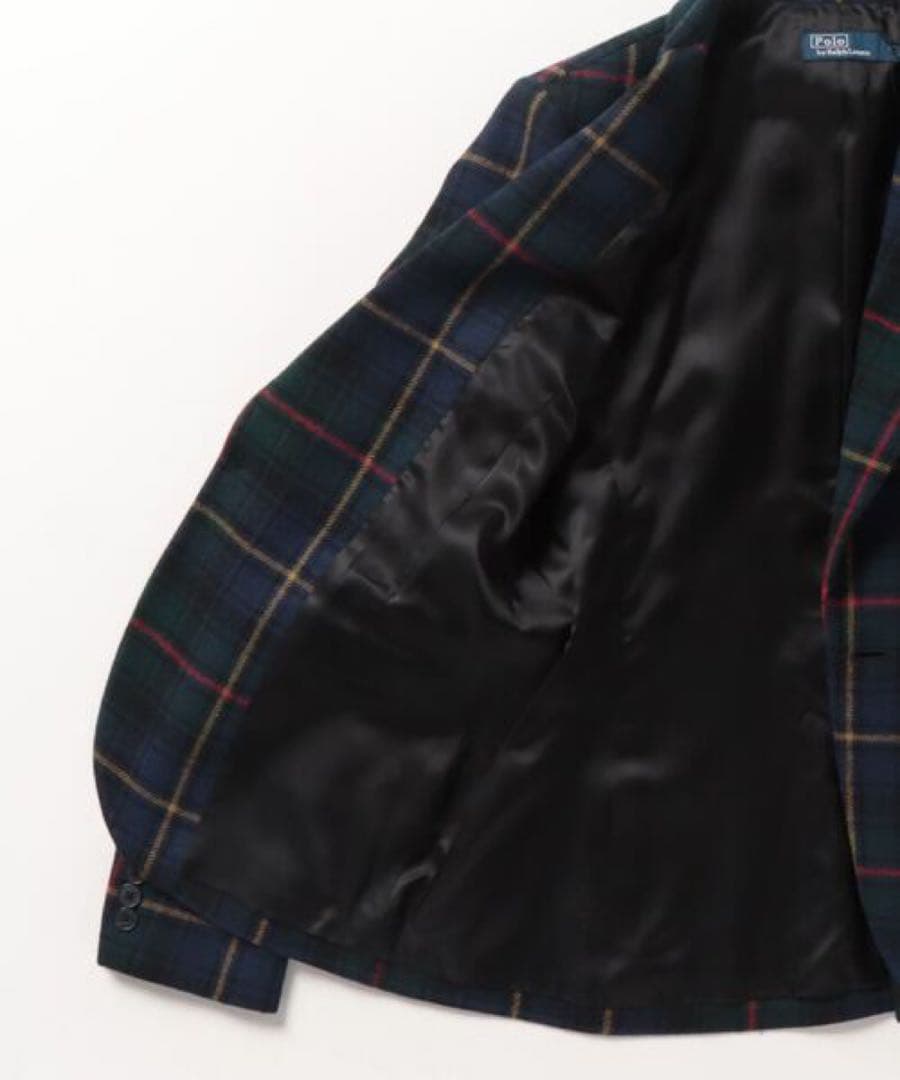 美品　ラルフローレン　タータンチェック　ブラックウォッチ　ウール　ジャケット