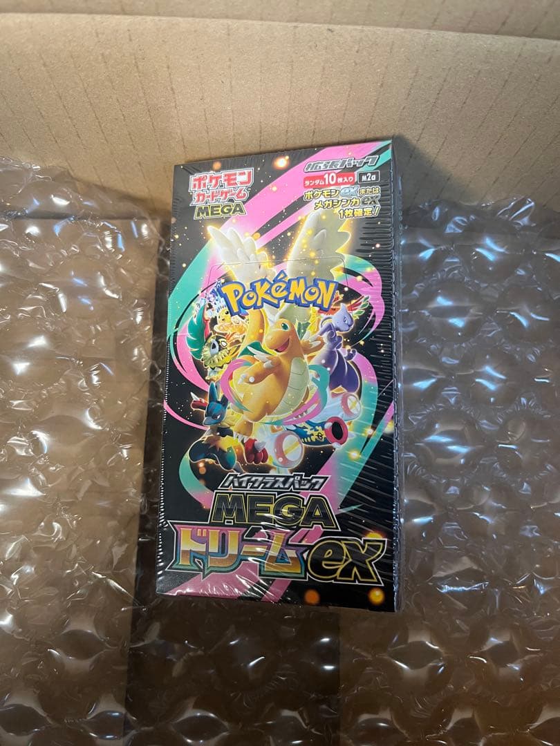 ポケモンカードゲーム MEGA ドリームEX 1ボックス　シュリンク付き
