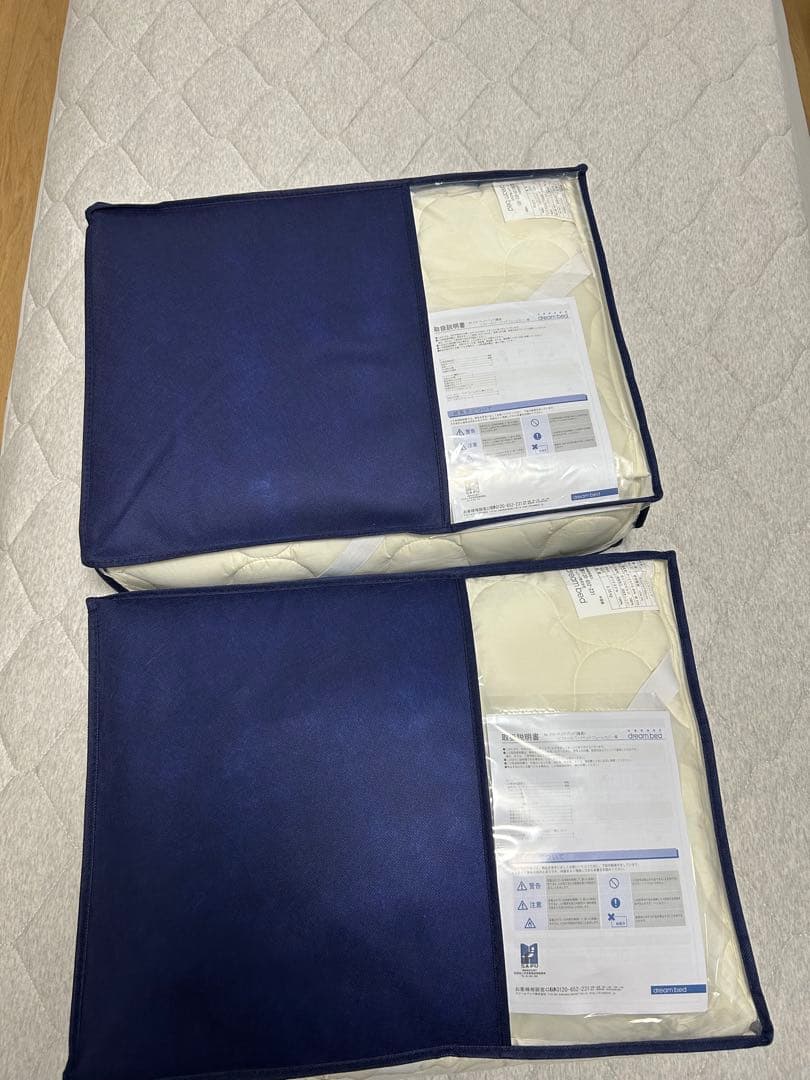 dreambedドリームベッド ボックスシーツ2枚＆ベッドパッド 3点セット✖️2