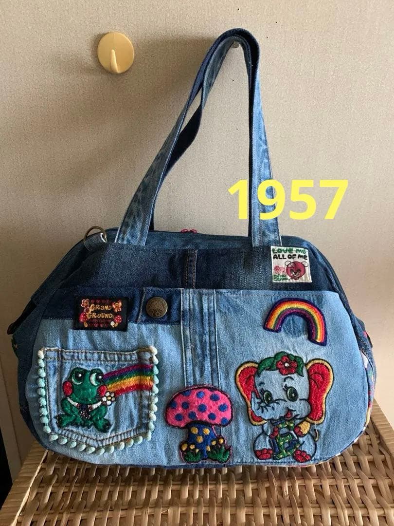 【anz.】ワイヤー口金ボストンバッグ(L)×3、ぽってりトートバッグ×2