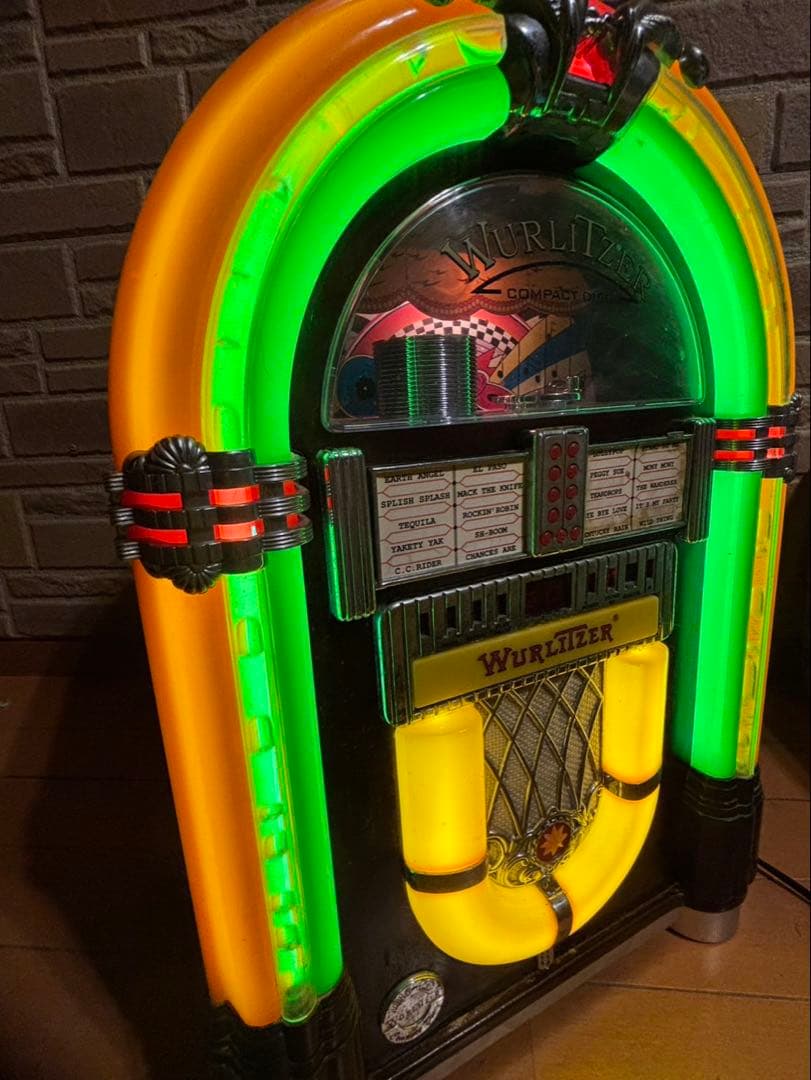 【中古】ジュークボックスミニ　レトロ　インテリア　 ジュークボックス ジャンク