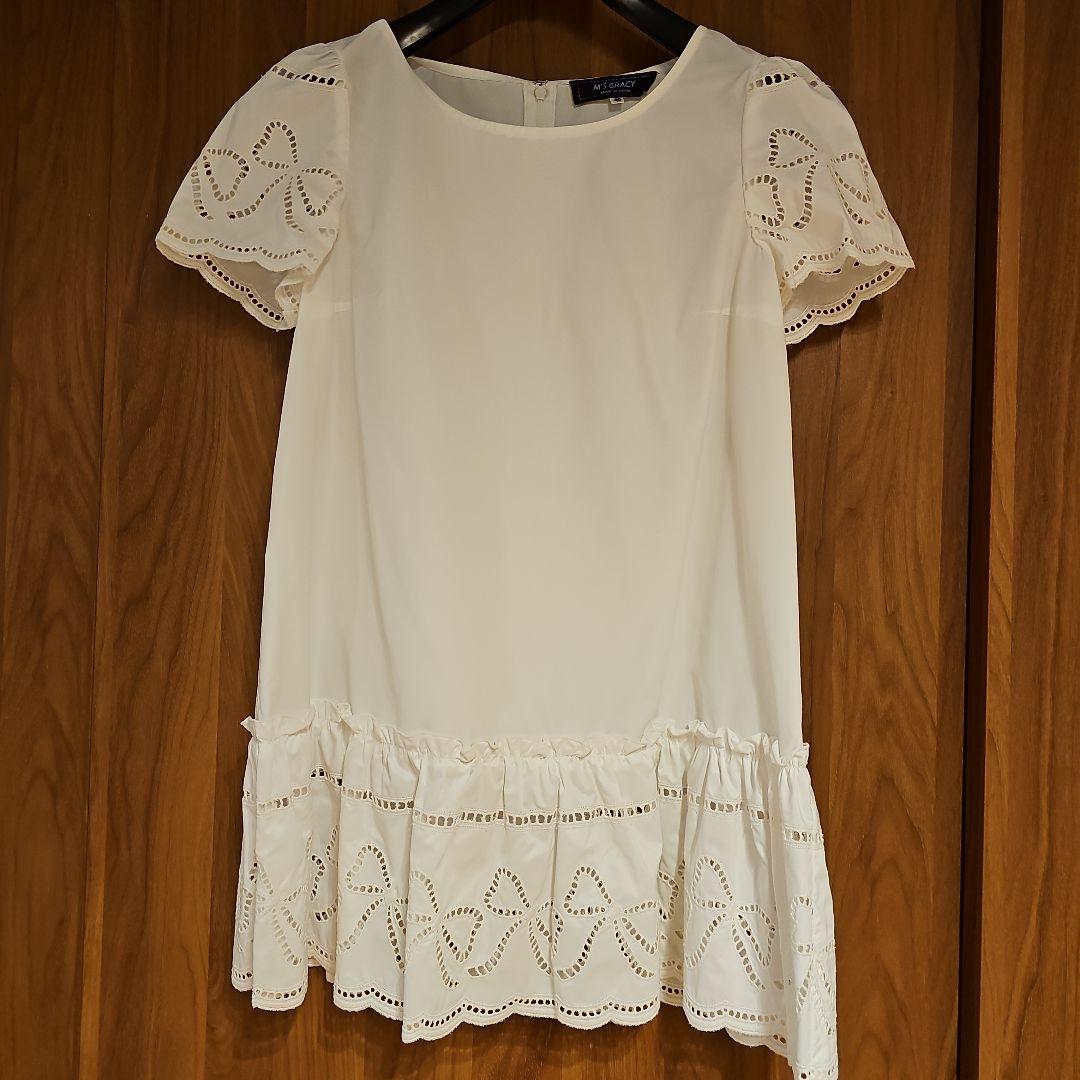 可愛い♡ホワイトチュニック 半袖