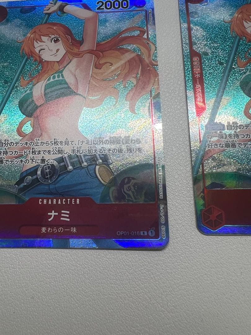 ナミ R パラレル OP01-016 2枚セット