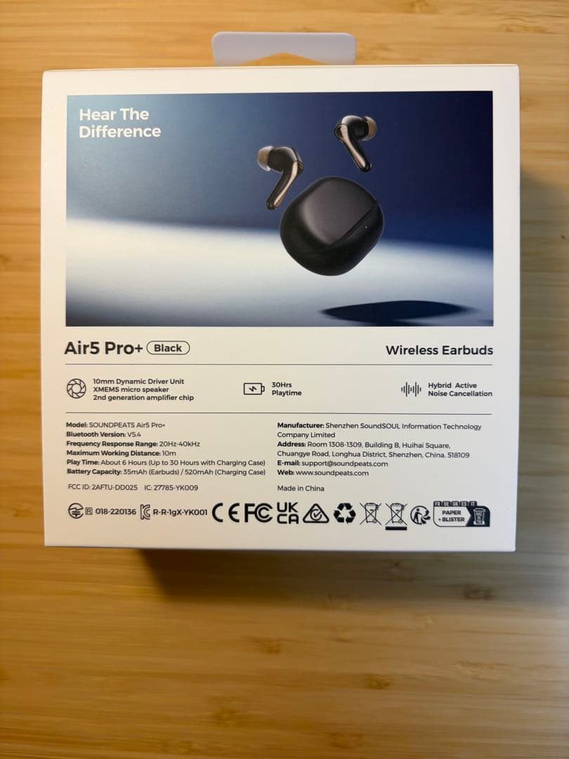イヤホン Soundpeats Air5 pro plus