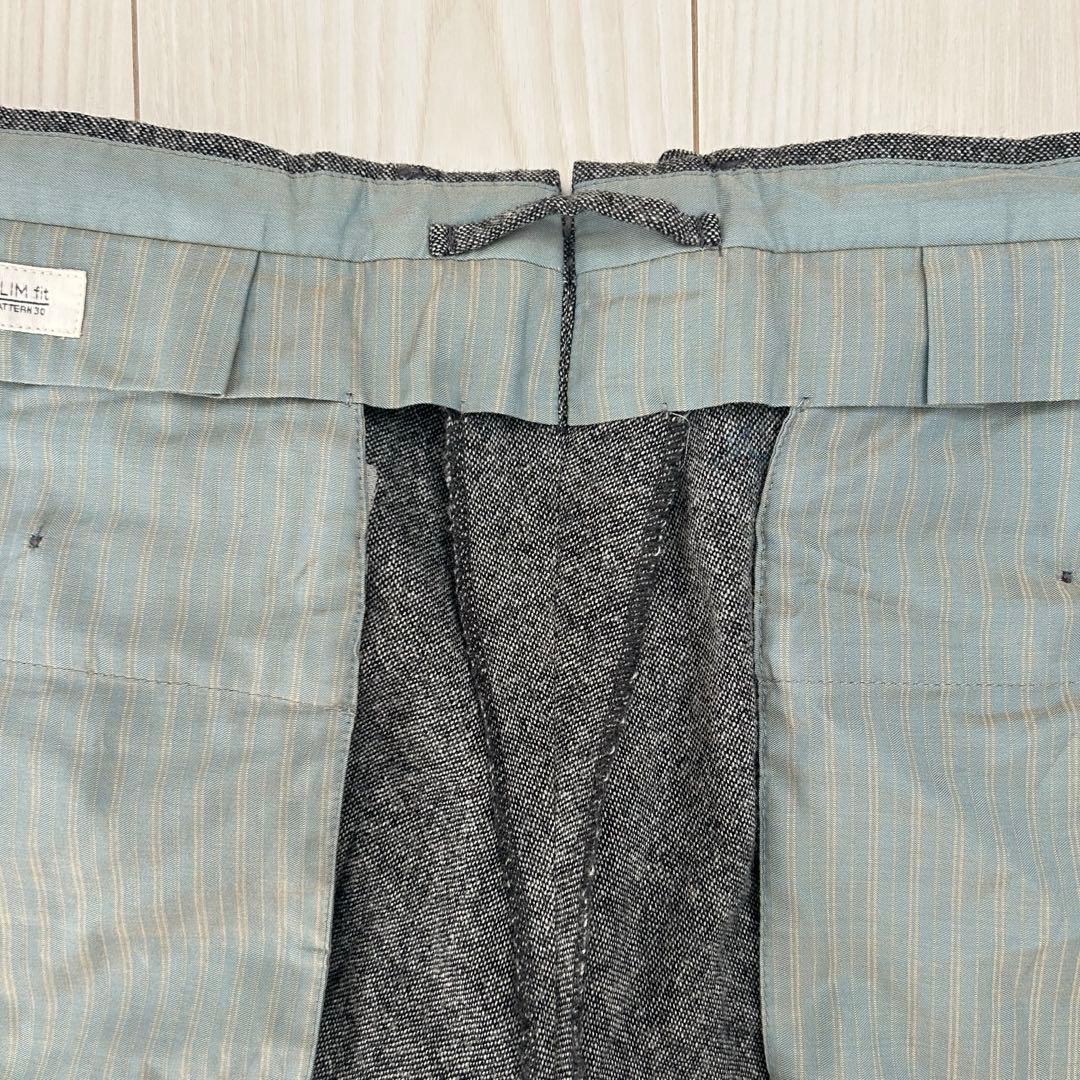 秋冬 46 incotex ツイード ホームスパン スラックス パンツ