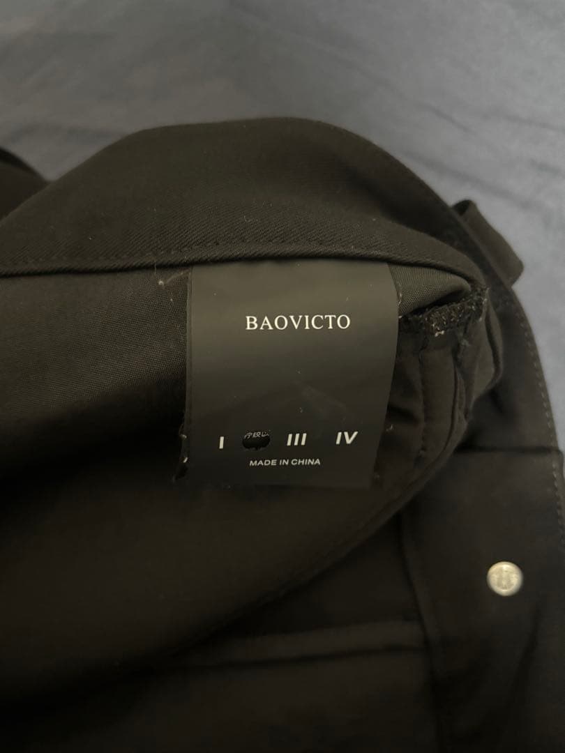 BAOVICTO 23SS 変形ワイドパンツ ブラック サイズ2