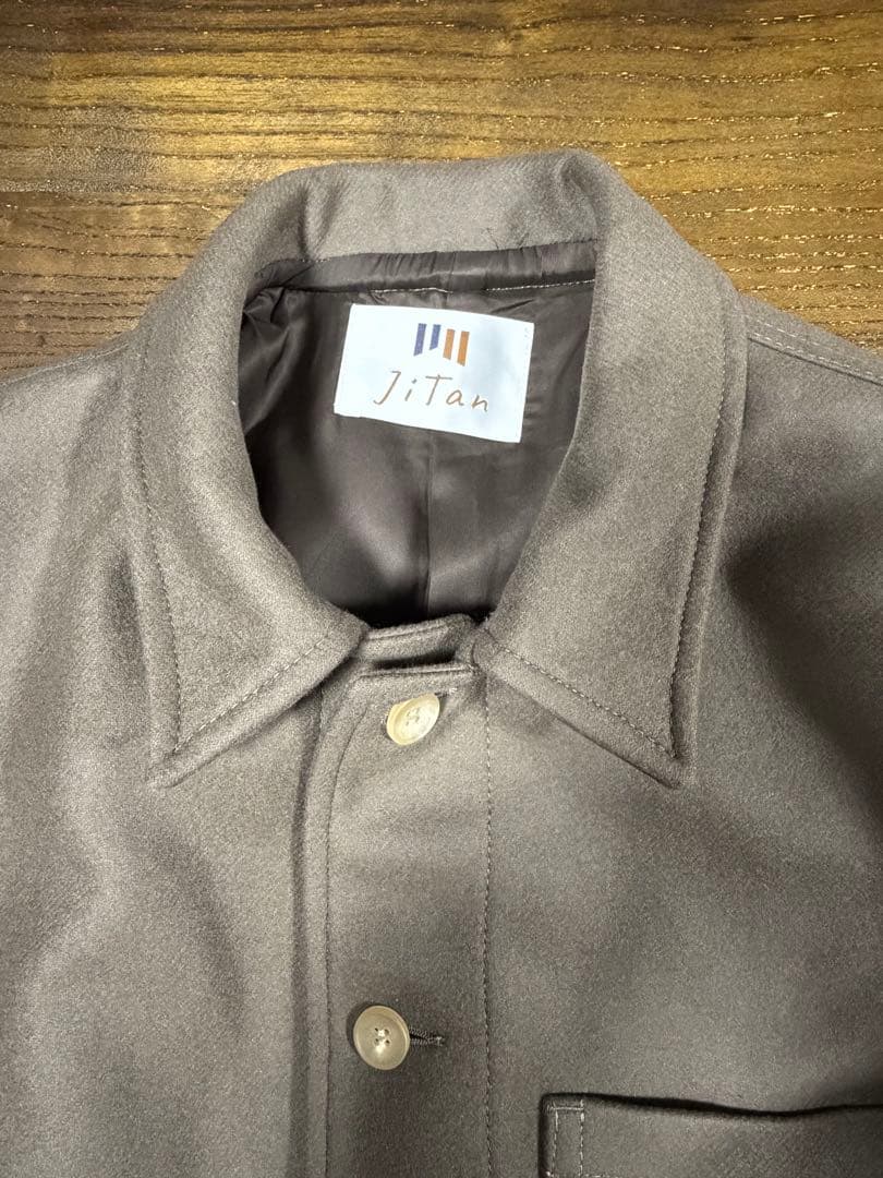 JiTan ウール100% メルトンカバーオール Mサイズ