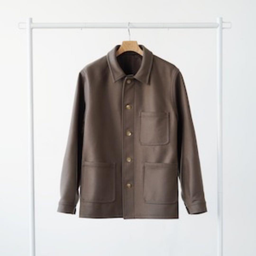 JiTan ウール100% メルトンカバーオール Mサイズ