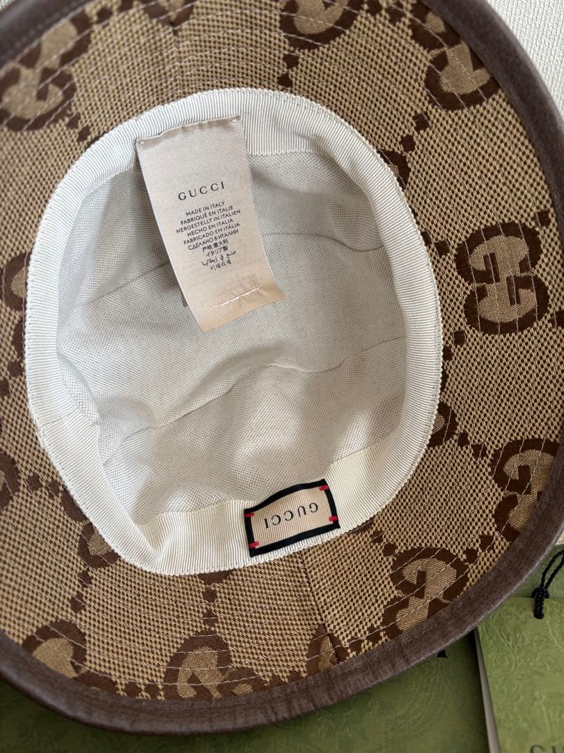 GUCCI バケットハット　ジャンボGG